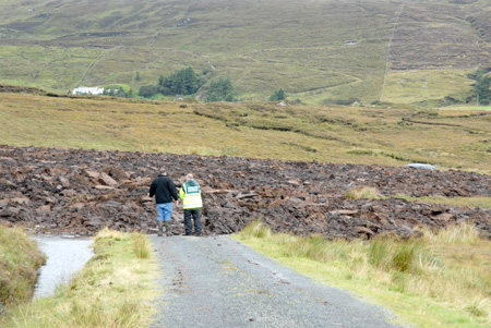 Bog Slide, Glencolmcille, Donegal, Ireland; 2009